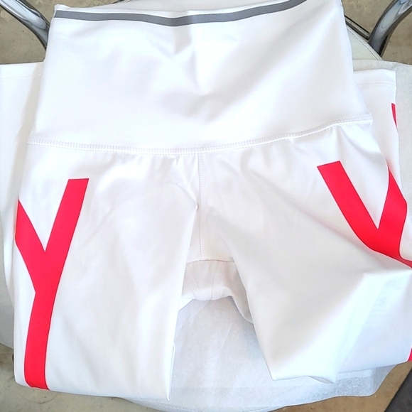 NWT Adidas White 3/4 Running Heat RDY Carrera Tights - Picture 4 of 10